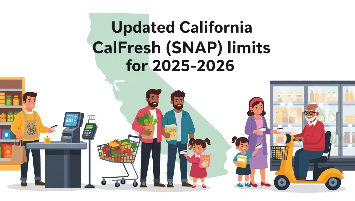 Featured image Updated California CalFresh (SNAP) limits for 2025–2026