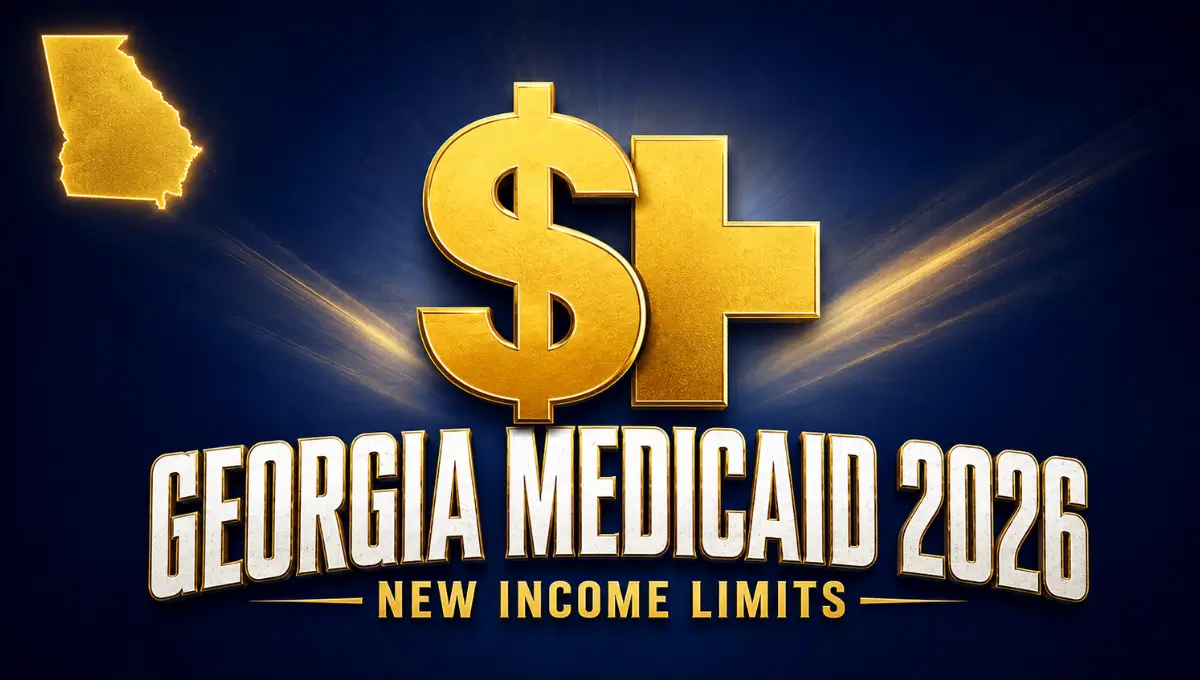 Georgia Medicaid income limits 2026 poster showing new eligibility rules