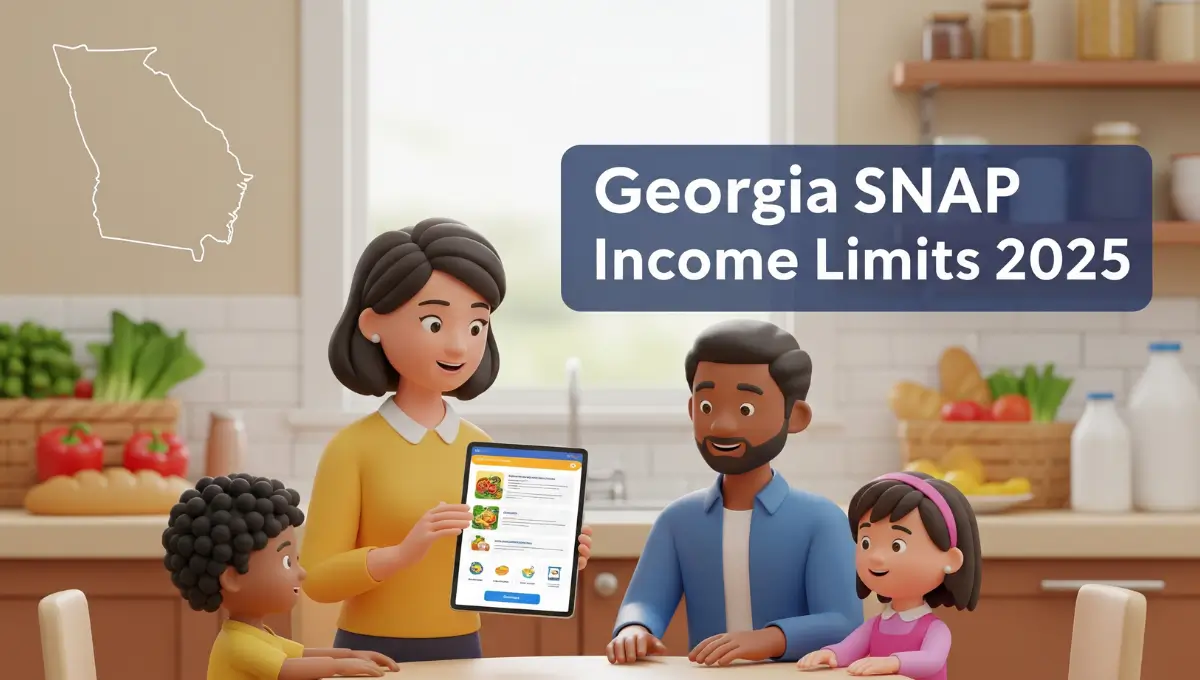 Georgia SNAP Income Limits 2025 - Family Checking Eligibility for Food Assistance