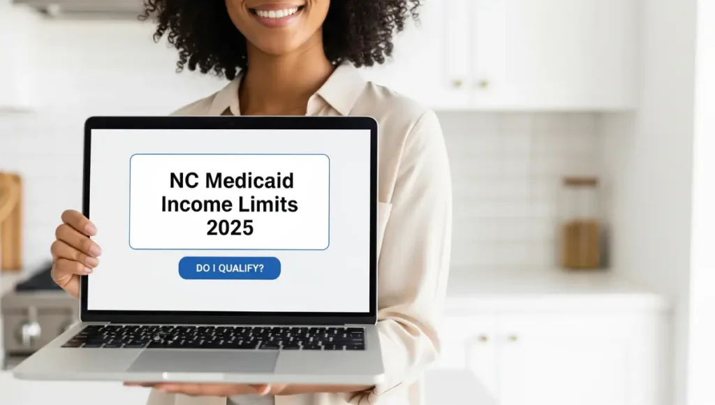Do I qualify for NC Medicaid 2025 — quick check on laptop