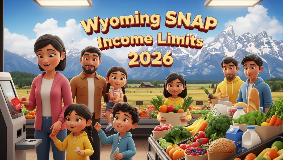 Wyoming SNAP income limits 2026 chart