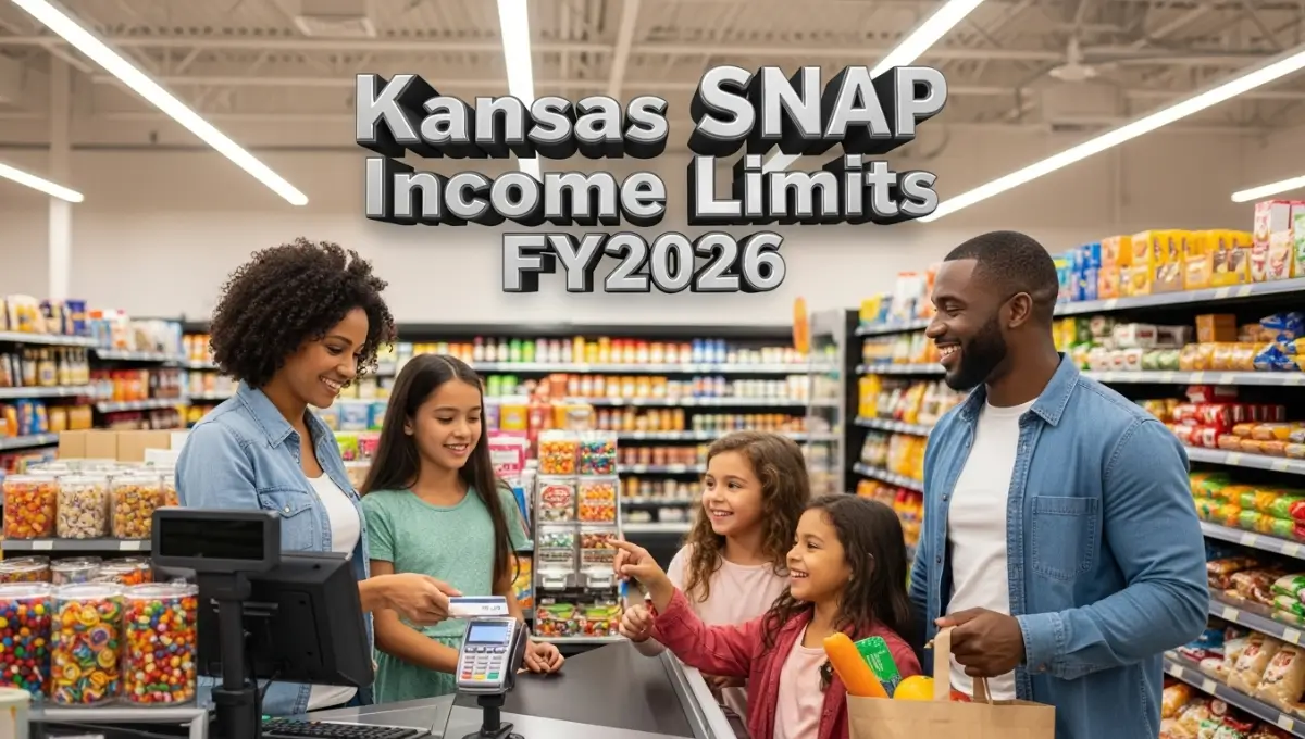 Kansas SNAP income limits FY2026 chart and benefits guide