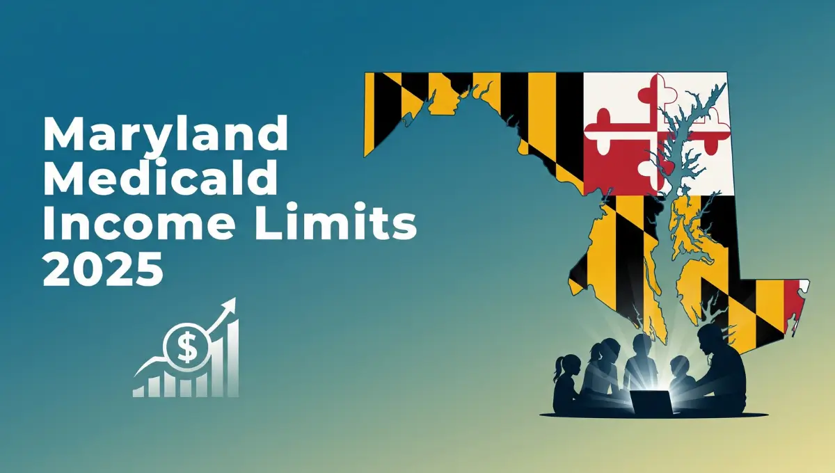 Maryland Medicaid income limits 2025 — family using laptop to check eligibility