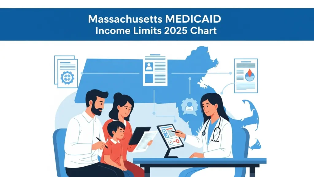 Massachusetts Medicaid income limits 2025 chart and MassHealth eligibility guide