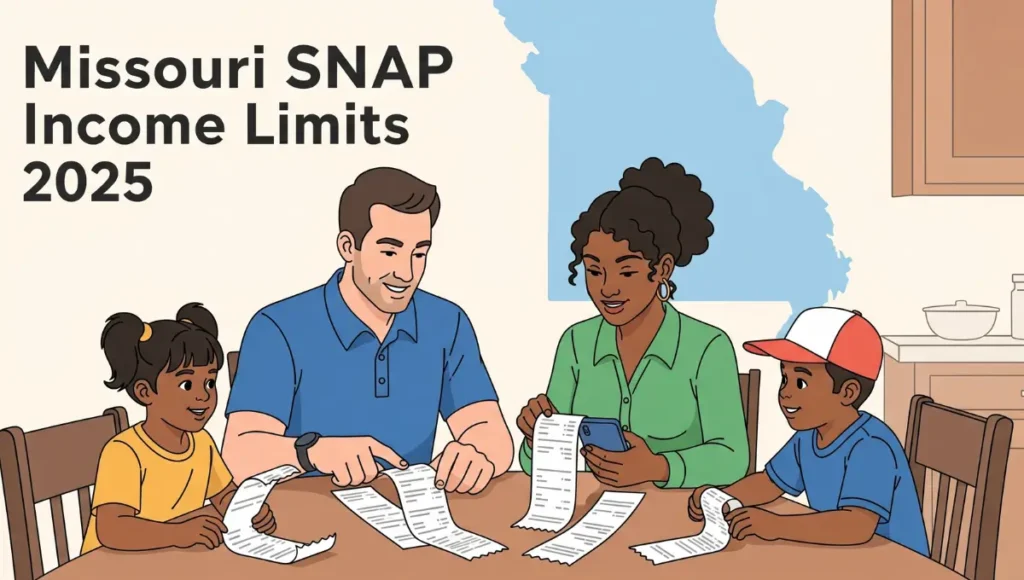 Missouri SNAP income limits 2025 chart and maximum benefits explained for families