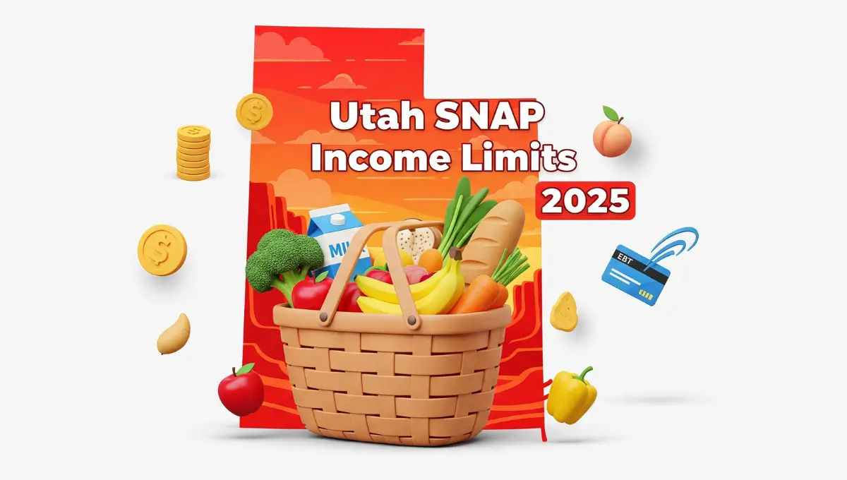 Utah SNAP income limits 2025 chart with benefits and eligibility guide