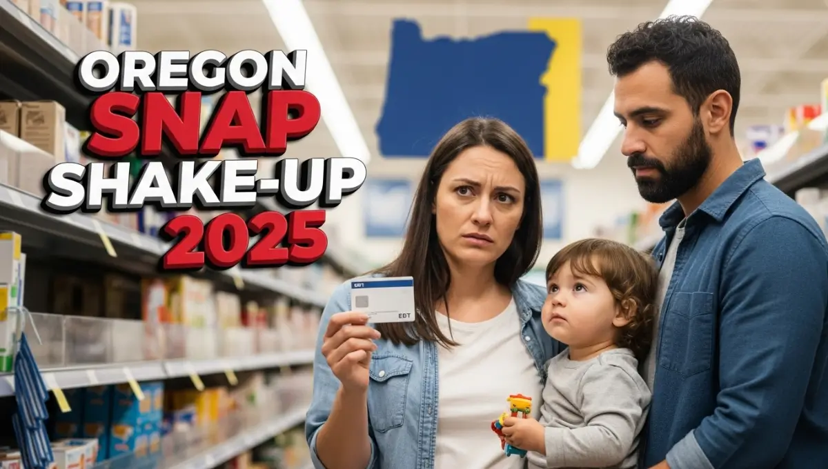 Oregon SNAP work rule changes 2025 impacting 313,000 people across 6 counties, food stamp cuts news photo.