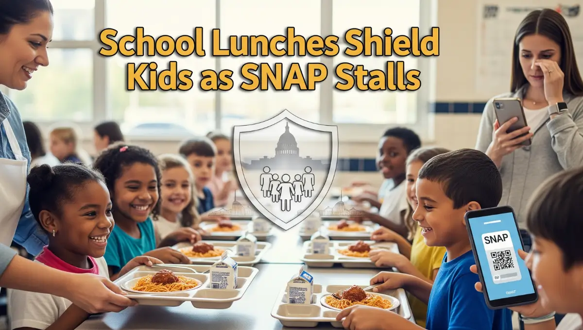 children receiving free school lunches protecting them from SNAP shutdown hunger
