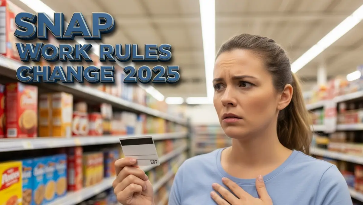 SNAP work rules change 2025 under One Big Beautiful Bill Act affecting millions of Americans with stricter requirements.