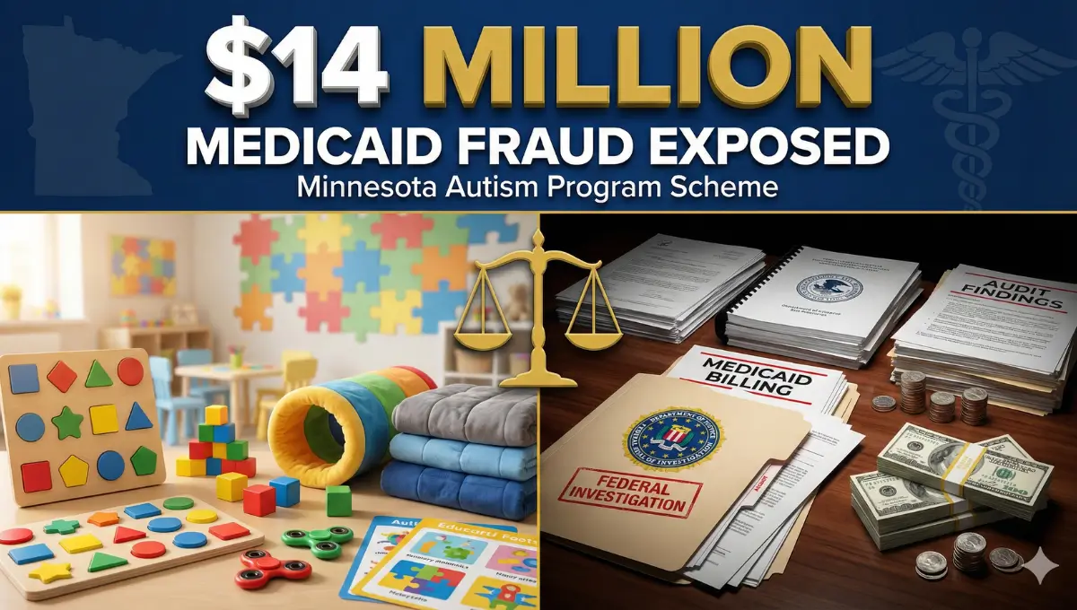 Minnesota Medicaid fraud case documents showing $14 million autism services billing scheme investigation with federal charges against Smart Therapy LLC