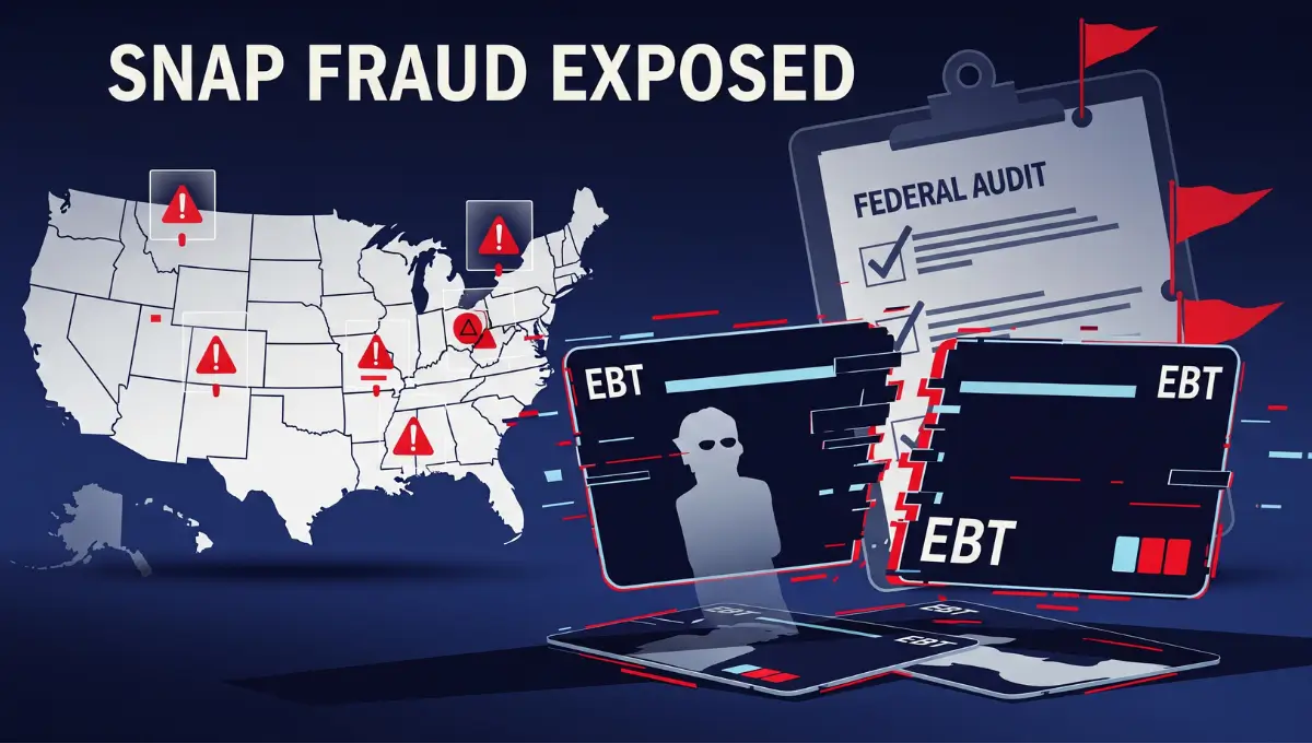 USDA SNAP fraud investigation showing duplicate benefits and payments to deceased recipients