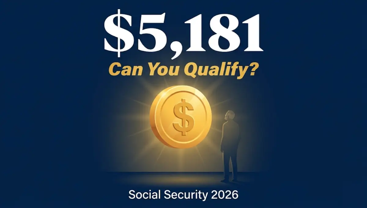 $5,181 maximum Social Security benefit in 2026 — eligibility requirements explained
