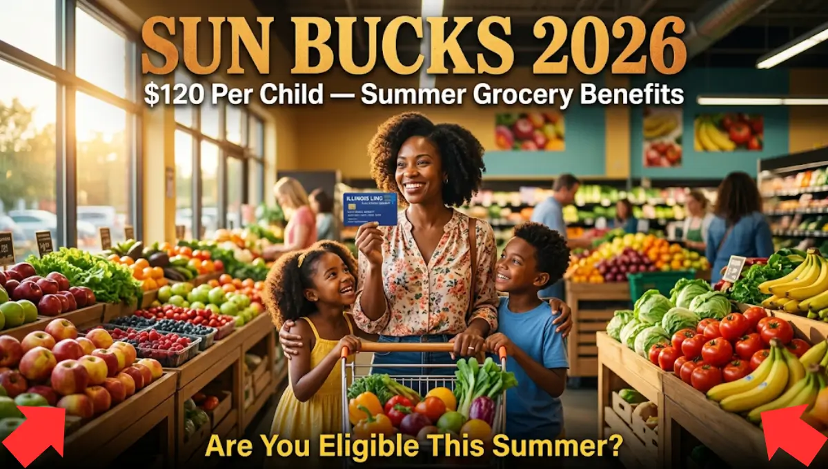 SUN Bucks 2026 Summer EBT benefits — $120 per child grocery card for eligible families