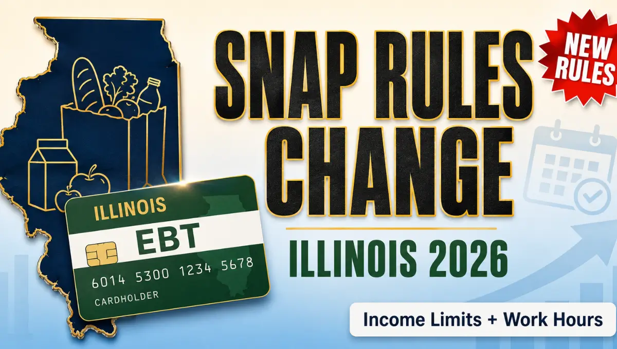 Illinois SNAP eligibility 2026 featured image showing new income limits and work requirement rules
