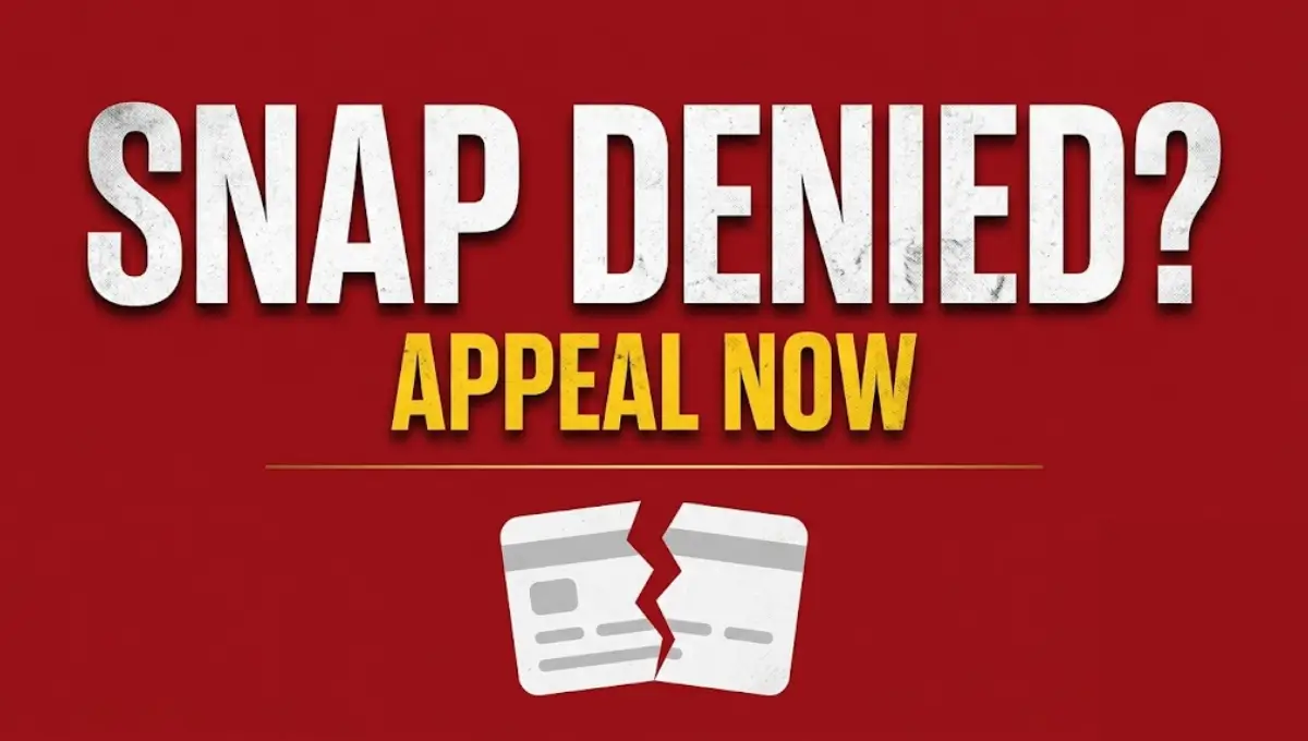 SNAP benefits denied due to 2026 work rules — how to appeal and reapply fast