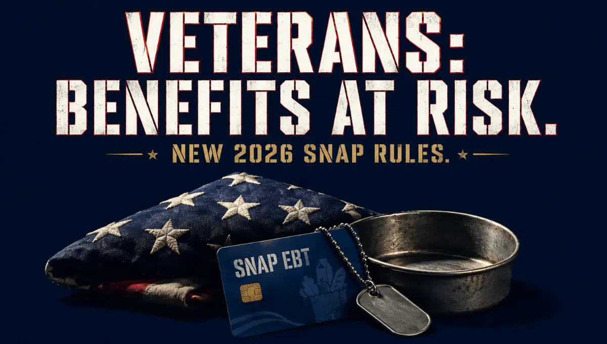 Veterans SNAP benefits 2026 new work requirements poster graphic