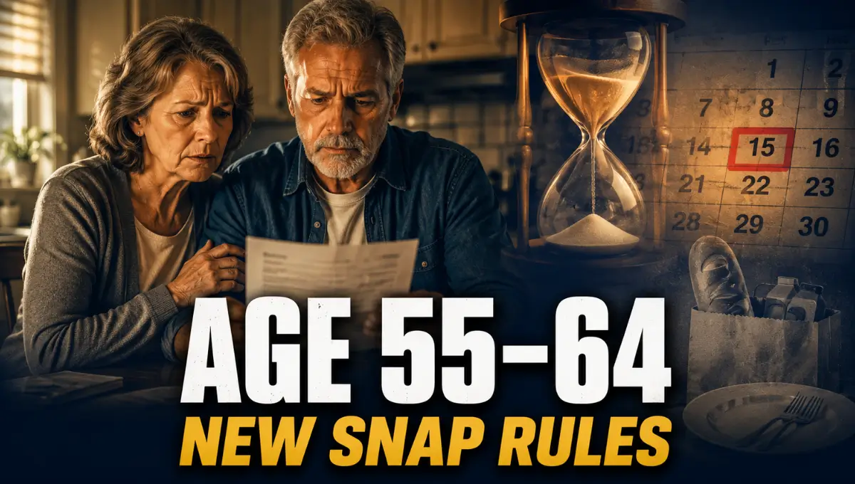 SNAP work requirements now apply to adults age 55 to 64 in 2026
