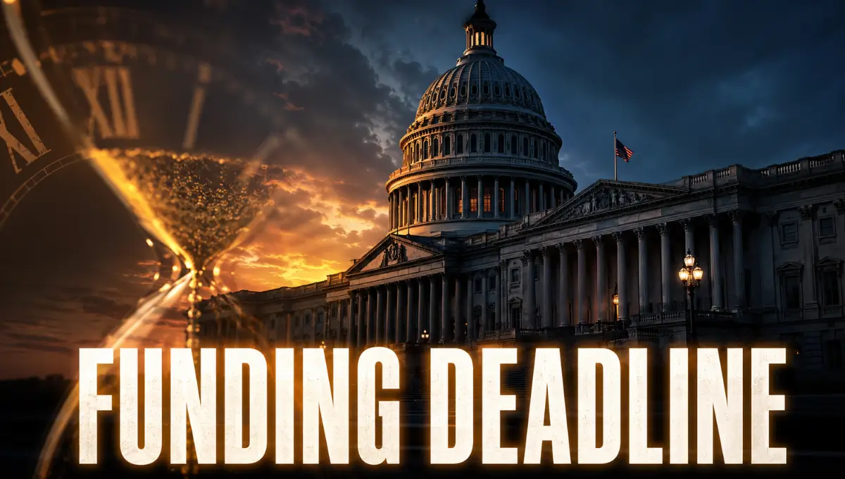 U.S. Capitol building at dusk representing the September 30, 2026 federal funding deadline and its impact on benefits programs